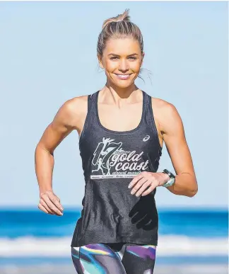  ?? Picture: JERAD WILLIAMS ?? Danielle Byrnes is training for the Gold Coast half marathon.