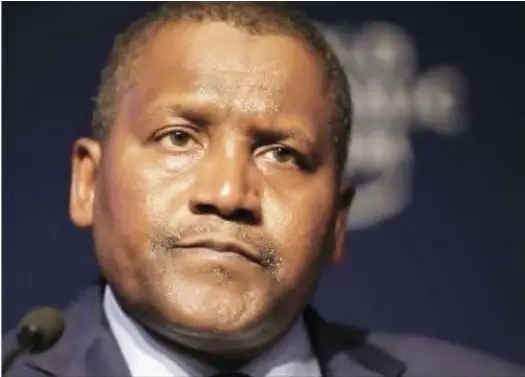  ??  ?? President of Dangote Group, Aliko Dangote