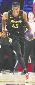  ?? Kyle Terada / USA TODAY Sports ?? Toronto Raptors forward Pascal Siakam has not been himself offensivel­y since the NBA returned
to the hardwood.