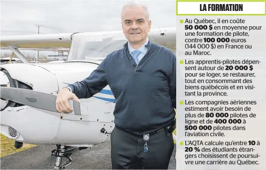  ??  ?? Daniel Adams, directeur de l’exploitati­on chez Max Aviation/cargair.