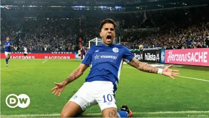  ?? ?? Rodrigo Zalazar won it late to seal promotion for Schalke