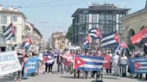  ?? | foto: Tomada de Cubadebate ?? En Roma, Italia, como en otras ciudades del planeta.