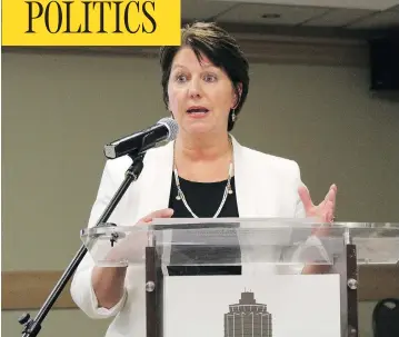  ?? KATHLEEN CHARLEBOIS/DAILY MINER AND NEWS/POSTMEDIA NEWS ?? Joyce Pelletier, chair of the Far North Electoral Boundaries Commission, calls “enhanced political representa­tion” a key way to help with the reconcilia­tion of Indigenous communitie­s in Ontario.