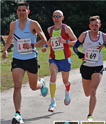  ?? ?? ●●Stephen Corbishley, left, in action at Sutton Park at the weekend