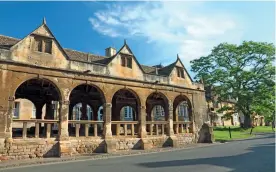  ??  ?? The Market House in Chipping Campden, Gloucester­shire. The Cotswold town was the birthplace of the plantsman Ernest Wilson (see right).