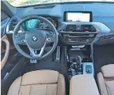  ?? TNS ?? The M40i’s interior is typical BMW — quality materials and workmanshi­p abound.