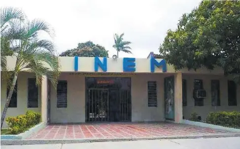  ?? Archivo ?? Fachada de la Institució­n Educativa Inem Simón Bolívar, ubicada en Santa Marta.