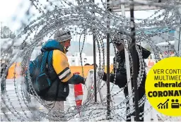  ?? FOTO: EL HERALDO ?? La propagació­n del coronaviru­s ha producido una merma en la migración de personas que buscan llegar de forma irregular a los EE UU.