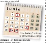  ??  ?? 25
de junio:
29 de junio:
2 de junio: