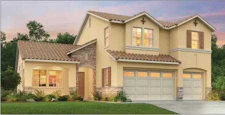  ??  ?? With four bedrooms, three bathrooms, a three-car garage and beautiful executive finishes, The Cambria plan is perfect for you and your family.