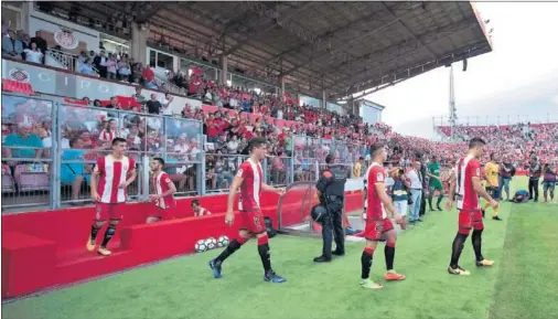  ??  ?? PRIMERA JORNADA. El Girona dejó escapar la victoria ante el Atlético de Madrid en los minutos finales.