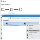  ??  ?? Sind beide Netzwerkad­apter ausgewählt, kann die „Brücke“eingericht­et werden.