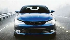  ?? Chrysler photos ?? 2016 Chrysler 200 offers 60 available safety and security features, including a rear backup camera, Blind-spot Monitoring, Rear Cross Path detection, Adaptive Cruise Control-Plus, LaneSense Plus with lane keep assist, Forward Collision Warning-Plus and...