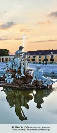  ??  ?? el palacio de schönbrunn, en las afueras de viena, residencia de verano de los habsburgo.