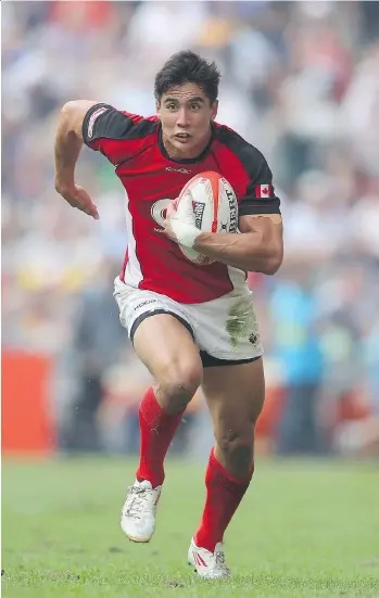  ?? GETTY IMAGES ?? Sean Duke is Canada’s top all-time try-scorer on the Sevens circuit, with 124 tries in 42 events.