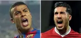  ?? (Epa) (Getty Images) ?? Rafinha, 24 anni, è seguito dall’Inter Emre Can, 23 anni, può finire alla Juventus