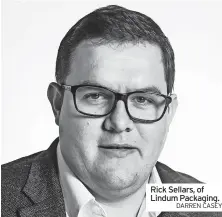  ?? DARREN CASEY ?? Rick Sellars, of Lindum Packaging.