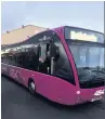 ??  ?? ●● One of the new buses