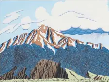  ?? Provided by William Havu Gallery ?? Tracy Felix’s “Mount Princeton.”