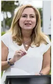  ?? MATIAS J. OCNER mocner@miamiheral­d.com ?? Former Democratic U.S. Rep. Debbie Mucarsel-Powell.