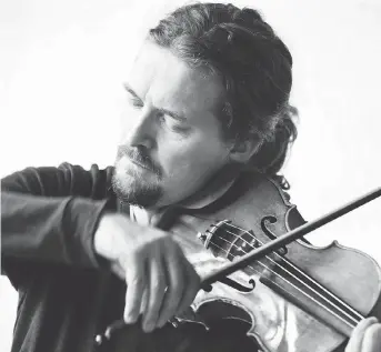  ?? GEORGIA BERTAZZI ?? Violinist Christian Tetzlaff will play four Bach pieces when he returns to Ottawa next week.