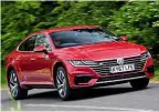  ??  ?? Driving Arteon is more about cruising comfort than taking it for a B-road thrash