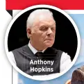  ??  ?? Anthony Hopkins