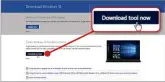  ??  ?? Click this option to download the Windows 10 media-creation tool