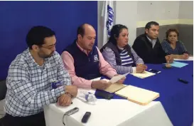  ?? TEODORO SANTOS ?? El ex secretario del partido negó que sea el candidato oficial.