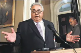  ?? Rich Pedroncell­i / Associated Press 2013 ?? Former Democratic California state Sen. Ron Calderon took bribes in exchange for supporting legislatio­n in a scandal that rocked the state capital.