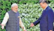  ?? REUTERS FILE PHOTO ?? ■ Prime Minister Narendra Modi and Chinese President Xi Jinping (right) during the BRICS Summit in 2016.