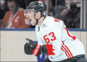  ?? Frank Gunn The Associated Press file ?? “Let the players make their choice,” tweeted Bruins winger Brad Marchand, who wanted to play for Canada in the Olympics.