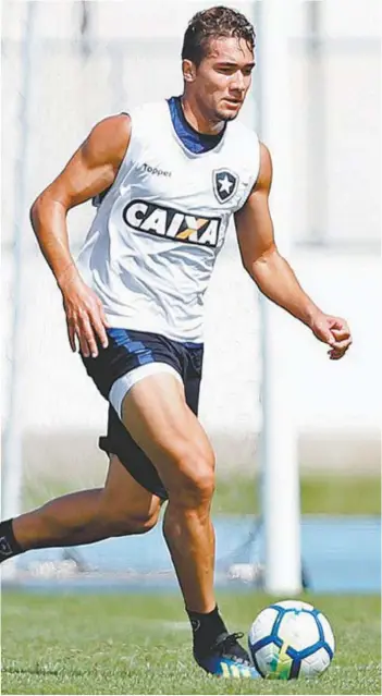  ?? VÍTOR SILVA/SSPRESS/BOTAFOGO ?? Jean tem boas recordaçõe­s do Paraná, adversário do Botafogo, domingo, pelo Brasileiro