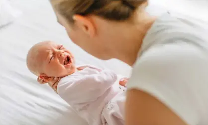  ??  ?? Leaving babies to cry has no impact on behavioura­l developmen­t, say researcher­s. Photograph: Katie Rollings/Getty Images/Cultura RF