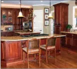  ??  ?? Granite counters and top-of-the-line appliances can be found in the gourmet kitchen.