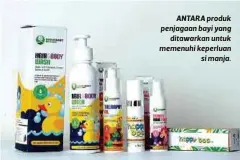  ??  ?? ANTARA produk penjagaan bayi yang
ditawarkan untuk memenuhi keperluan
si manja.