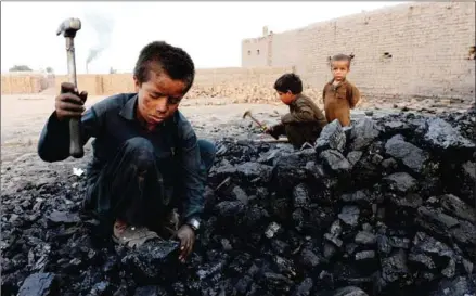  ?? AFP ?? UNICEF says the number in child labour stood at 160 million at the start of 2020 – an increase of 8.4 million in four years.