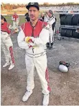  ?? FOTO: RP ?? Unser Autor in Rennmontur: Gianni Costa am Hockenheim­ring.