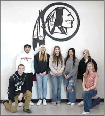  ?? PHOTO BY VICKY SHEA ?? THS Booster Club November Athlete of the Month recipients were Nick Smith, Mason Rothermel, Conner Rothermel, Makenzie Shugart, Brooklyn Warne, Koree Rodden, Livee Garrett, Maddie Schulze, Colter Grenz, Eric Swanson, Amanda Edwards, Violette Casas, Lindsay Young and Bella Gonzalez.