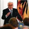  ??  ?? Bundespräs­ident Frank-Walter Steinmeier. Foto: Reuters