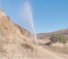  ??  ?? • A la altura de 4 Milpas, en la Delegación de El Sauzal.