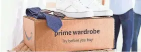  ?? AMAZON ?? Amazon says Prime Wardrobe customers have seven days to decide if they want to keep their selections or send them back.