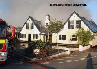  ??  ?? The Macamore Inn in Ballygarre­tt.