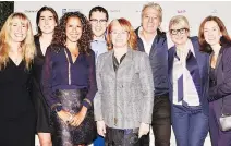  ?? JUDITH & CHARLES ?? DREAM TEAM: Ilana Galperin, Ali Le Pierrès, Isabelle Racicot, Perry Shak, Arlene Dickinson, Charles Le Pierrès, Donna Saker &amp; Judith Richardson support Charlies Foundation’s inaugural fundraisin­g event The Redefine Success Gala at Le Salon Richmond.