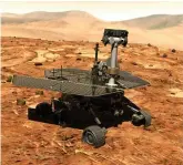  ??  ?? Mission: The Opportunit­y rover explored Mars for 15 years