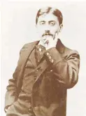  ??  ?? PROUSTIAN French novelist Marcel Proust, one of the author’s favorite writers