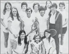  ?? Submitted photo ?? REDDIE TENNIS: Bettye Wallace’s tennis teams at Henderson State University in Arkadelphi­a included three first-place teams, four runners-up, two singles champions, two singles runners-up, two first-place doubles teams and two runners-up in doubles. She was named the Arkansas Women’s Intercolle­giate Sports Associatio­n Tennis Coach of the Year in 1981.