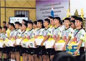  ?? AFP. ?? La primera parada del tour de los niños tailandese­s será Argentina.