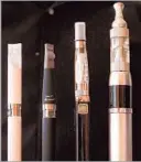  ??  ?? E-CIGARETTES CANNOT legally be marketed as stop-smoking devices.