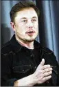  ?? BLOOMBERG FILE ?? Tesla chief Elon Musk said Tuesday he is considerin­g taking the company private.